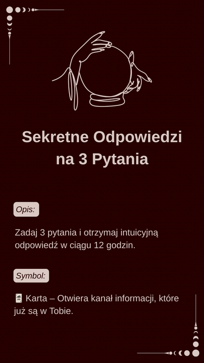 Sekretne Odpowiedzi na 3 Pytania